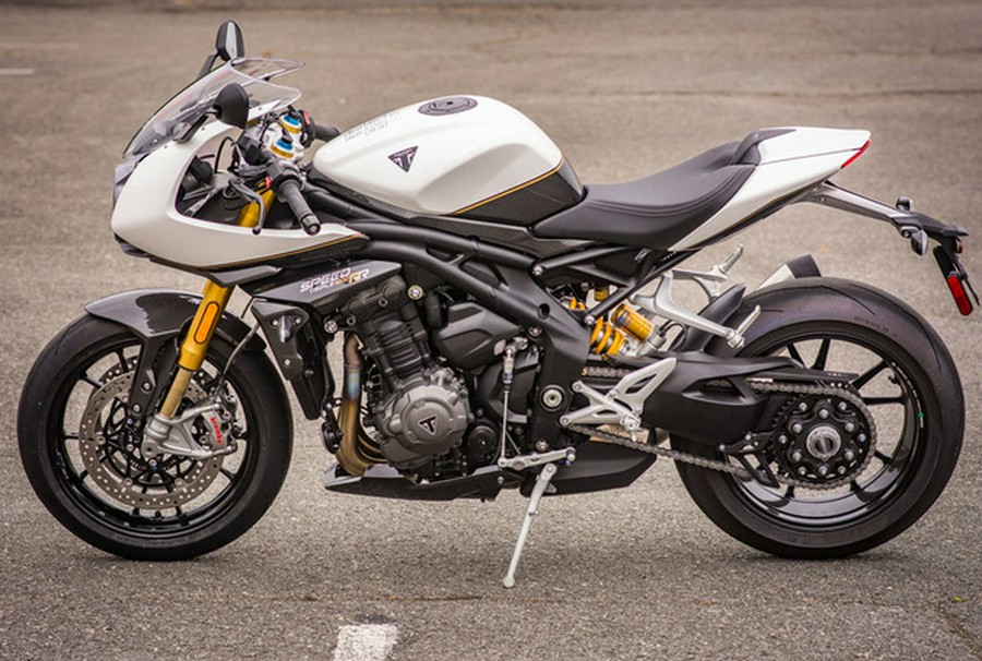 2024 Triumph Speed Triple 1200 RR Crystal White Storm Grey