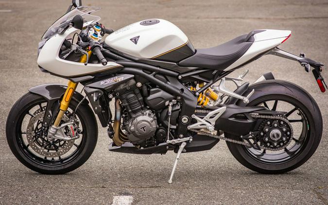 2024 Triumph Speed Triple 1200 RR Crystal White Storm Grey