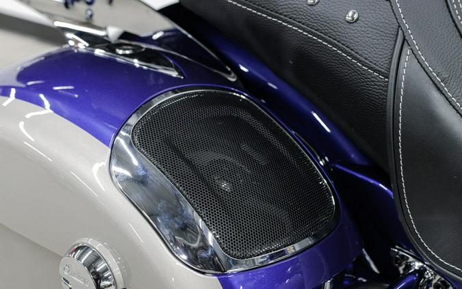 2024 Indian Motorcycle® Roadmaster® with Powerband Audio Package Spirit Blue Metallic/Silver Quartz