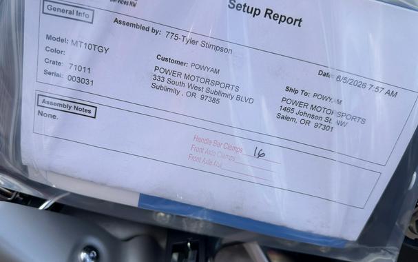 2026 Yamaha MT-10