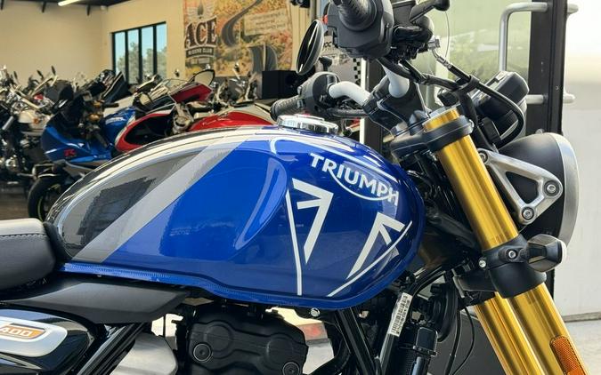 2024 Triumph Speed 400 Caspian Blue / Storm Grey