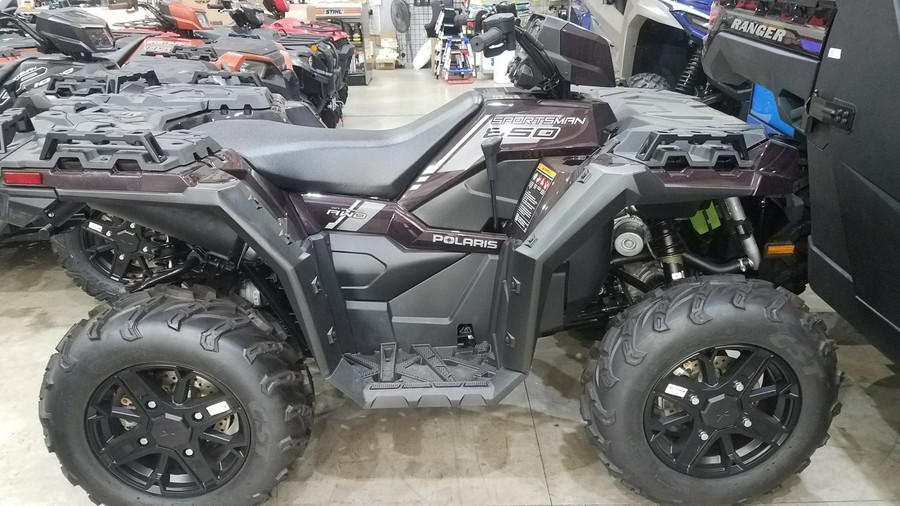 2023 Polaris Industries Sportsman 850 Premium Crimson Metallic