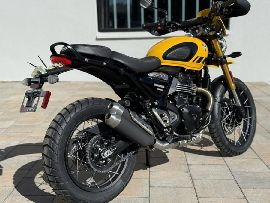 2026 Triumph Scrambler 400 XC Racing Yellow