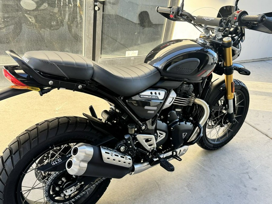 2026 Triumph Scrambler 400 XC Storm Grey