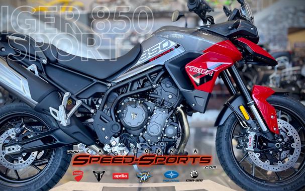 2024 Triumph Tiger 850 Sport Graphite/Diablo Red