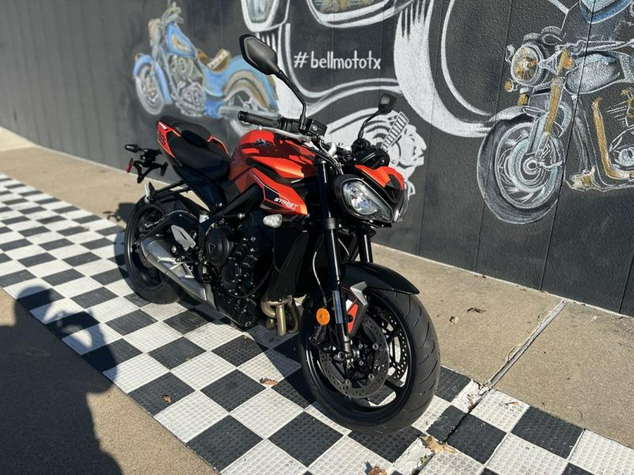 2025 Triumph Street Triple 765 R Matte Baja Orange