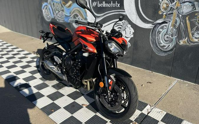 2025 Triumph Street Triple 765 R Matte Baja Orange