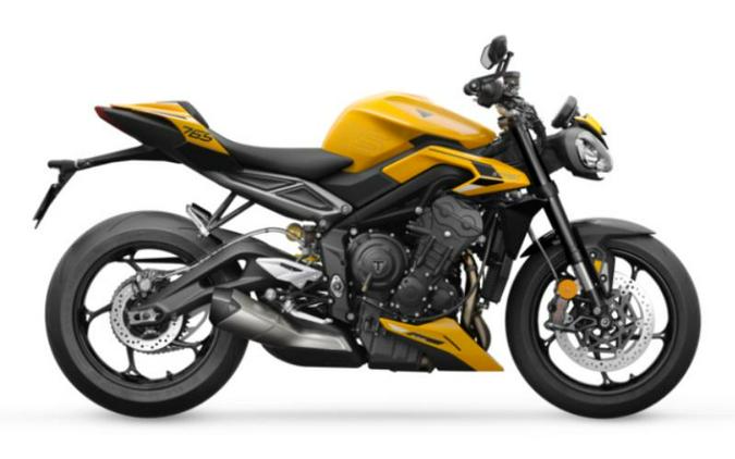 2024 Triumph Street Triple 765 RS Cosmic Yellow