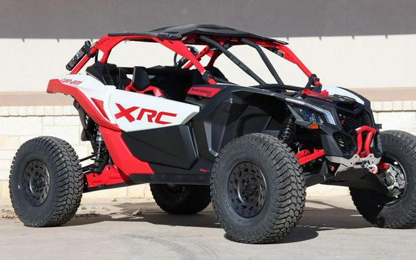 New 2025 CAN-AM MAVERICK X3 X RC 72 TURBO RR HYBRID WHITE AND LEGION RED