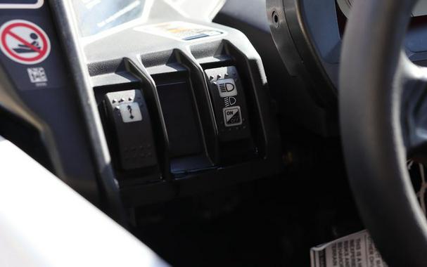 New 2025 CAN-AM MAVERICK X3 X RC 72 TURBO RR HYBRID WHITE AND LEGION RED