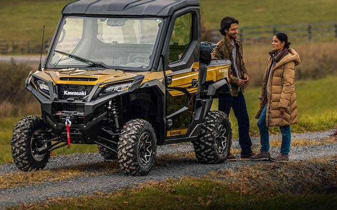 2025 Kawasaki RIDGE LIMITED HVAC Metallic Shadow Gold - 110294