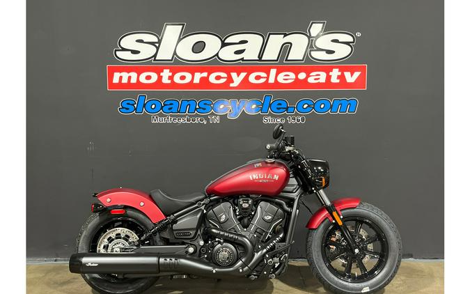 2025 Indian Motorcycle SCOUT BOBBER LTD, SUNSET RED SMOKE, 49ST Limited