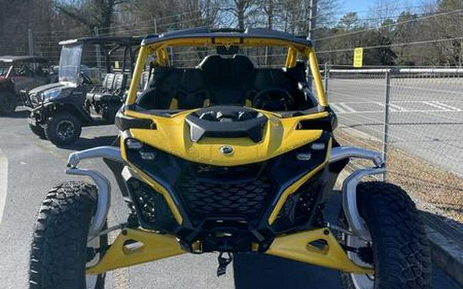 2024 Can-Am® Maverick R X RS with Smart-Shox Carbon Black & Neo Yellow