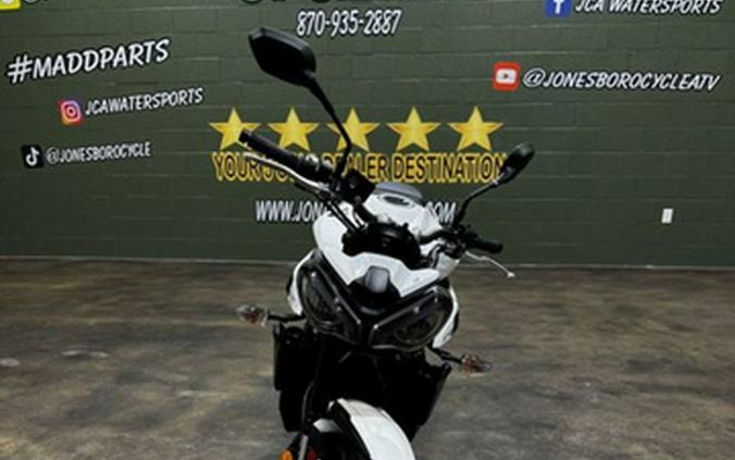 2024 Triumph Street Triple 765 R Crystal White