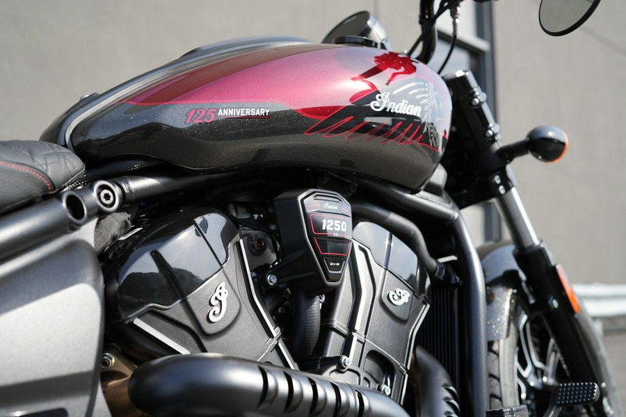 2026 Indian Motorcycle Scout Bobber 125th Anniversary Edition 125th Anniversary Red with Black Cry