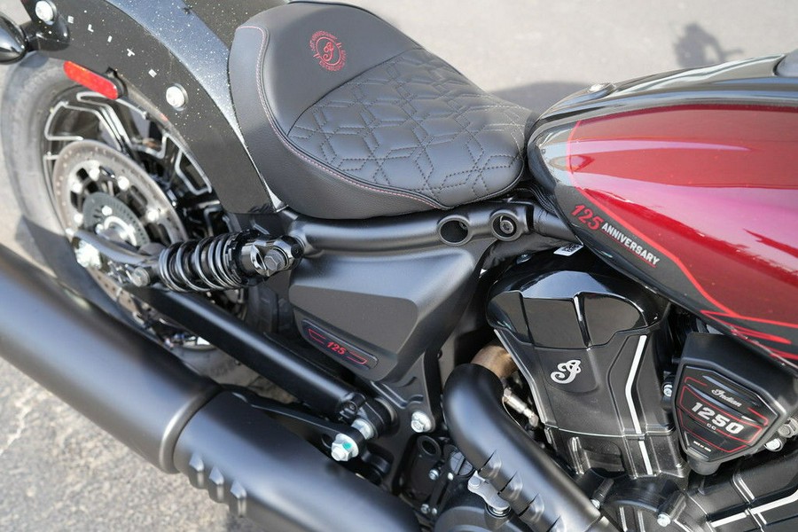2026 Indian Motorcycle Scout Bobber 125th Anniversary Edition 125th Anniversary Red with Black Cry