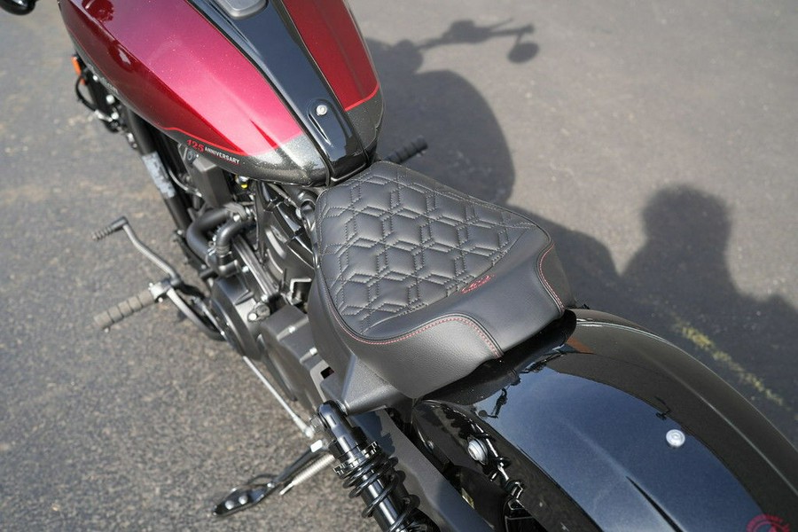 2026 Indian Motorcycle Scout Bobber 125th Anniversary Edition 125th Anniversary Red with Black Cry