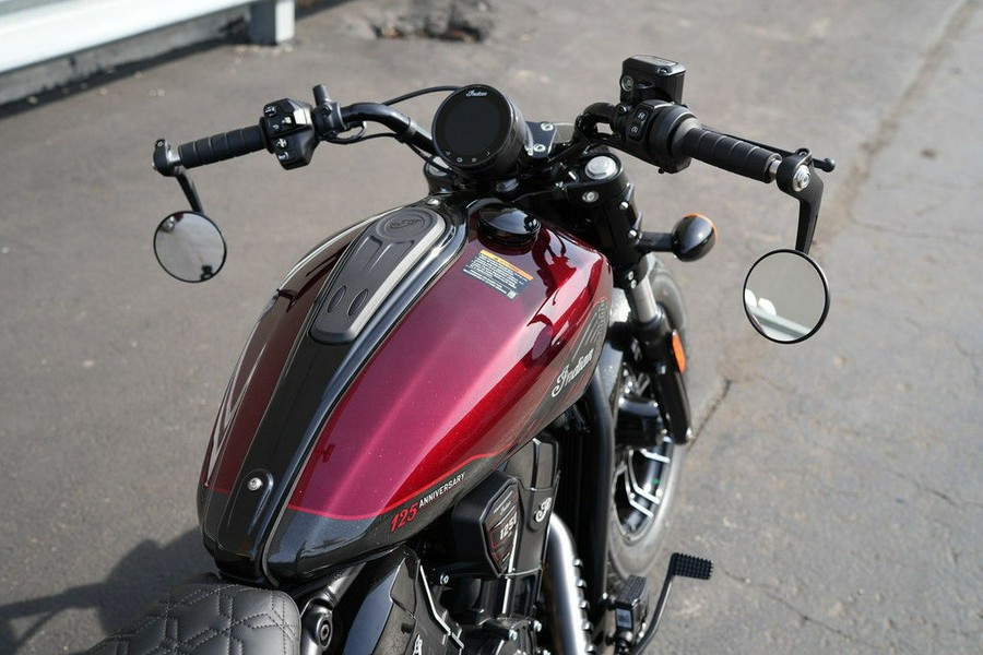 2026 Indian Motorcycle Scout Bobber 125th Anniversary Edition 125th Anniversary Red with Black Cry