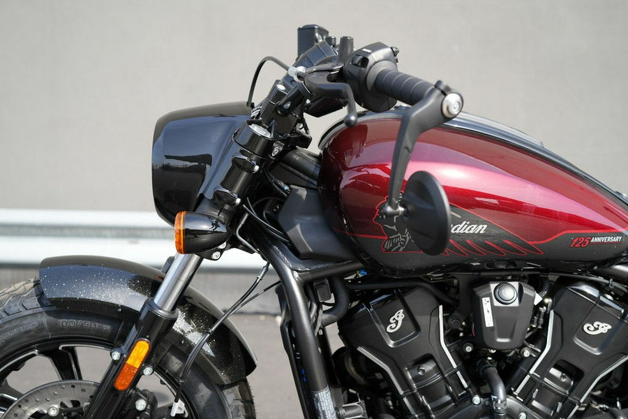 2026 Indian Motorcycle Scout Bobber 125th Anniversary Edition 125th Anniversary Red with Black Cry