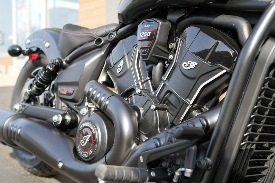 2026 Indian Motorcycle Scout Bobber 125th Anniversary Edition 125th Anniversary Red with Black Cry
