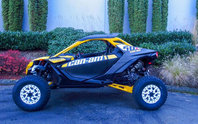 2024 Can-Am® Maverick R X RS with Smart-Shox Carbon Black & Neo Yellow