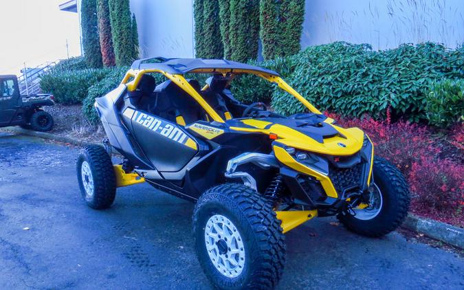 2024 Can-Am® Maverick R X RS with Smart-Shox Carbon Black & Neo Yellow