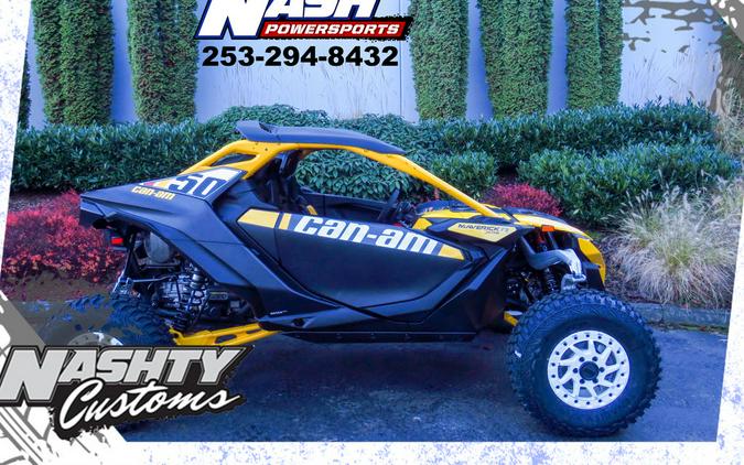 2024 Can-Am® Maverick R X RS with Smart-Shox Carbon Black & Neo Yellow