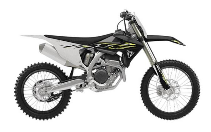 2026 Triumph TF 250-X Jet Black/Pure White