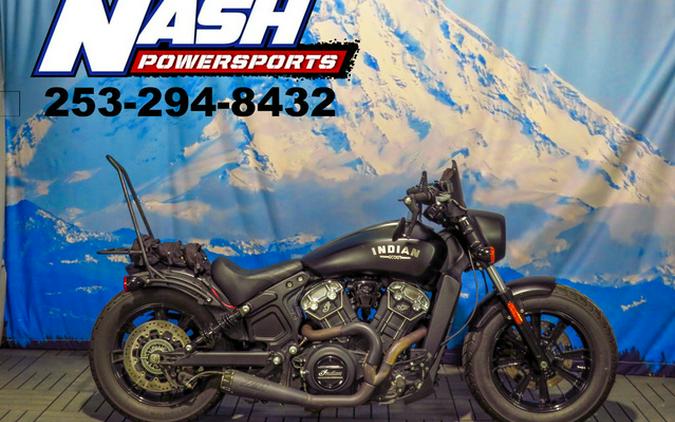 2021 Indian Scout Bobber ABS Thunder Black Smoke