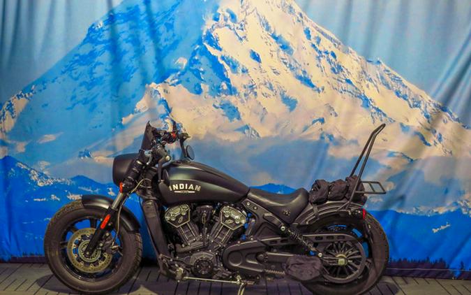2021 Indian Scout Bobber ABS Thunder Black Smoke