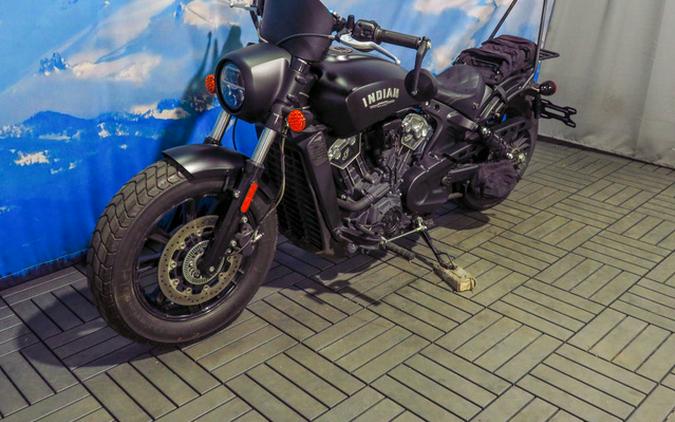 2021 Indian Scout Bobber ABS Thunder Black Smoke