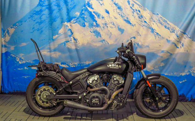 2021 Indian Scout Bobber ABS Thunder Black Smoke