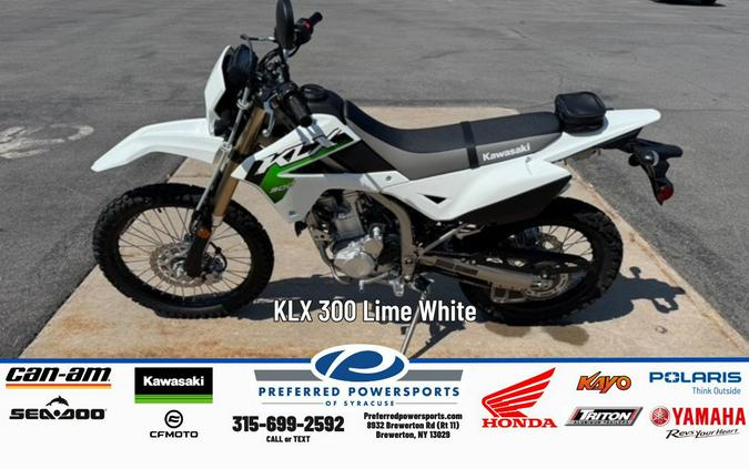 2026 Kawasaki KLX 300 Bright White