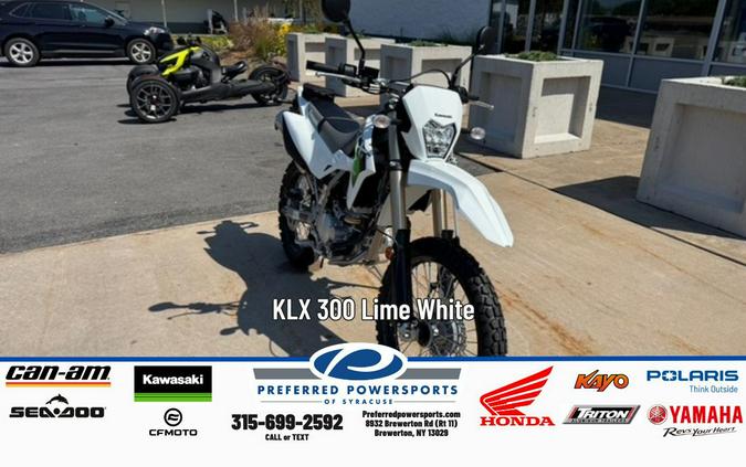 2026 Kawasaki KLX 300 Bright White