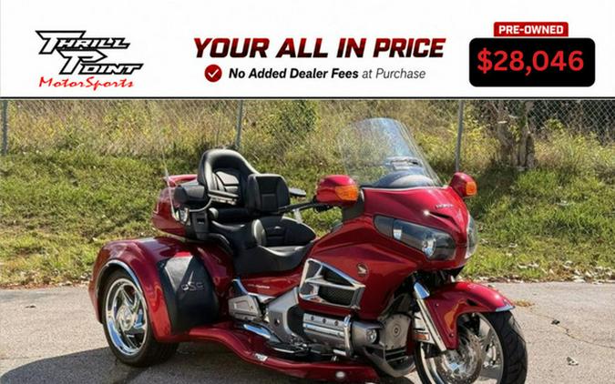 2016 Honda Gold Wing Trike Audio Comfort Candy Red