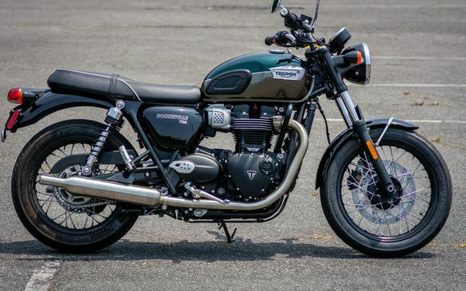 2024 Triumph Bonneville T100 Competition GreenIronstone