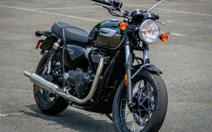 2024 Triumph Bonneville T100 Competition GreenIronstone