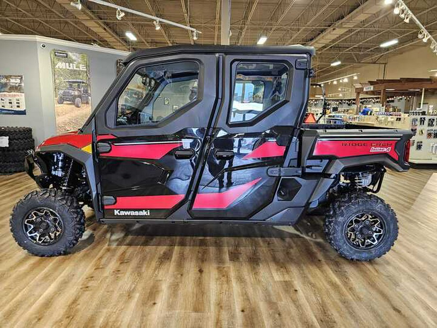 2025 Kawasaki RIDGE CREW HVAC Candy Persimmon Red - 110194