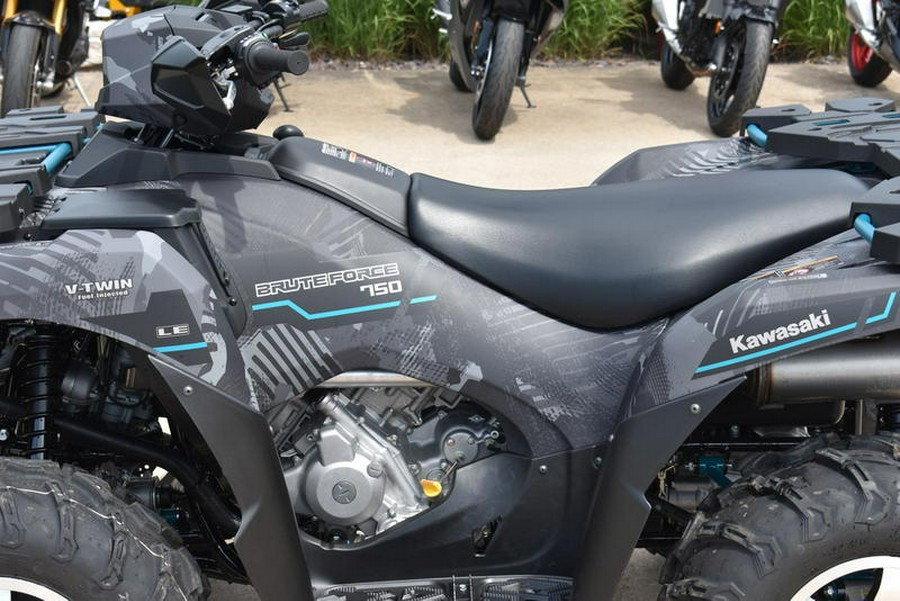 2025 Kawasaki Brute Force® 750 LE EPS Cypher Camo Gray