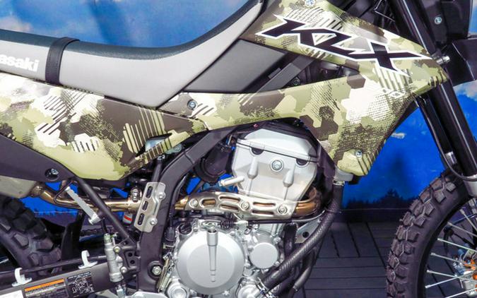 2026 Kawasaki KLX300 Cypher Camo Beige