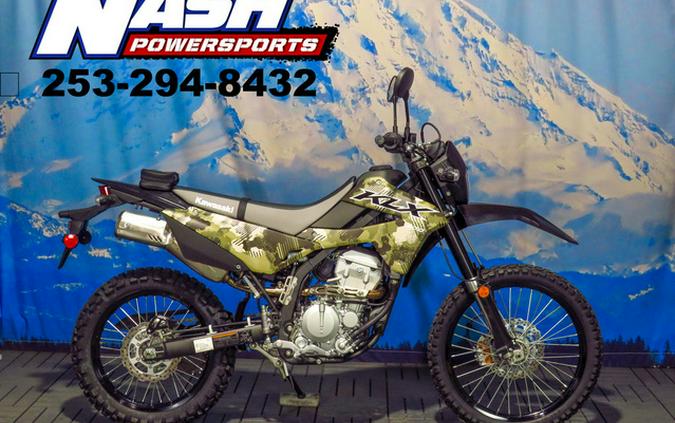 2026 Kawasaki KLX300 Cypher Camo Beige