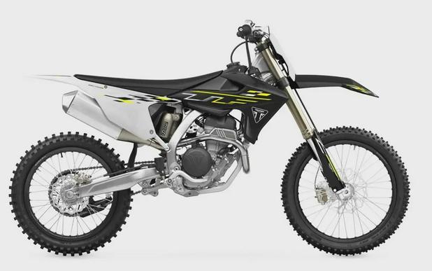 2026 Triumph TF 250-X Jet Black / Pure White