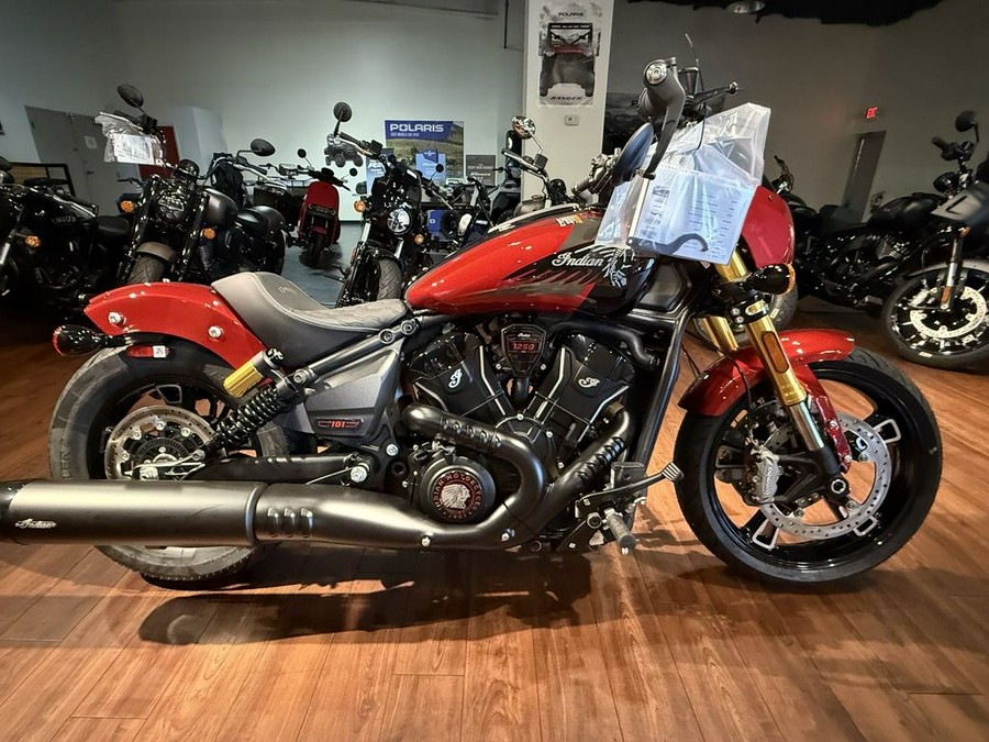 2026 Indian Motorcycle® 101 Scout® Sunset Red Metallic