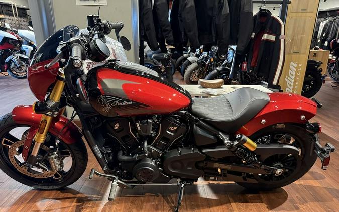 2026 Indian Motorcycle® 101 Scout® Sunset Red Metallic