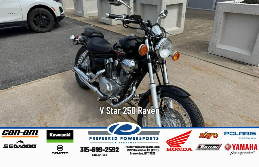 2026 Yamaha V Star 250 Raven