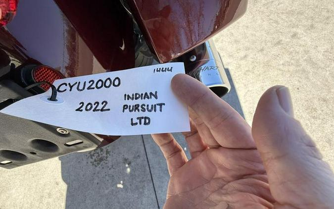 2022 Indian Motorcycle® Pursuit Limited Maroon Metallic/Crimson Metallic