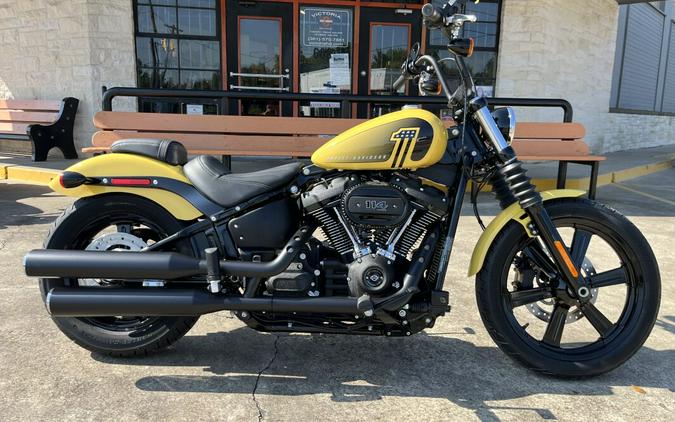 2023 Harley-Davidson Street Bob 114 Industrial Yellow