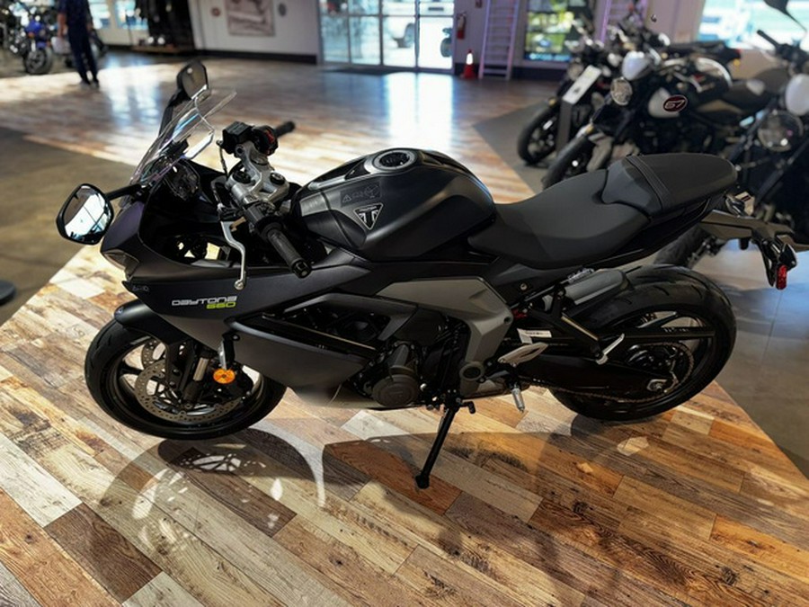 2024 Triumph Daytona 660 Satin Granite/Satin Black