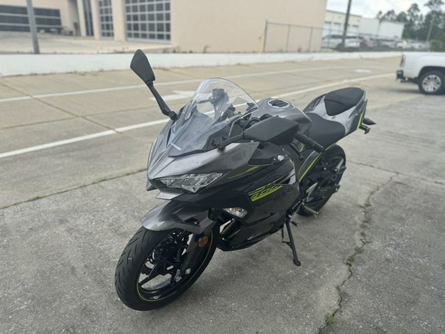 2021 Kawasaki Ninja 400 ABS Metallic Gray/Metallic Magnetic Dar