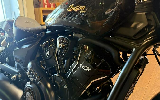 2026 Indian Motorcycle® 101 Scout® Black Crystal with Super Graphite